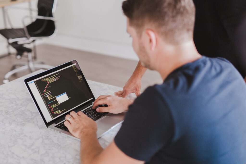 collaborating on software code
