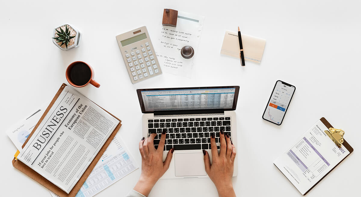 Desk of a leader in the digital age